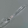 Carlisle 447007 - Solid Spoon, 0.8 Oz., 10", Clear - Pkg Qty 12