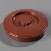 Carlisle 047528 - Tortilla Server W/Lid 7-1/4" x 1-15/16", Lennox Brown - Pkg Qty 24