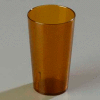 Carlisle 521213 - Stackable™ SAN Tumbler 12 Oz., Amber, Pebbled - Pkg Qty 72