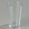 Carlisle 5501-207 - Stackable™ SAN Tumbler 5 Oz., Clear, 24 Ea., Pebbled - Pkg Qty 24