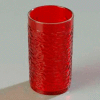 Carlisle 550910 - Pebble Optic™ Tumbler 9.1 Oz., Ruby - Pkg Qty 24