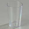 Carlisle 5526-207 - Stackable™ SAN Tumbler 8 Oz., Clear, 24 Ea., Pebbled - Pkg Qty 24