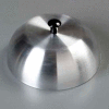 Carlisle 60103 - Burger Cover 6", Aluminum - Pkg Qty 12