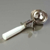 Carlisle 60300-6 - Disher W/ White Handle 4-2/3 Oz - Pkg Qty 12