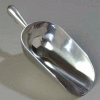 Carlisle 606040 - Solid Cast Aluminum Scoop 38 Oz, Aluminum - Pkg Qty 12