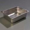 Carlisle 607124 - Durapan™ Light Gauge One-Half Size Pan 10-3/8" x 12-3/4" x 4" Deep - Pkg Qty 6