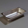 Carlisle 607132 - Durapan™ Light Gauge One-Third Size Pan 6-7/8" x 12-3/4" x 2.5" Deep - Pkg Qty 6