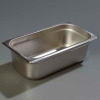 Carlisle 608134 - Durapan™ Heavy Gauge One-Third Size Pan 6-7/8" x 12-3/4" x 4" Deep - Pkg Qty 6
