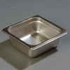 Carlisle 608162 - Durapan™ Heavy Gauge 1/6 Size Pan 6-7/8" x 6-1/4", 2-1/2" Deep - Pkg Qty 6