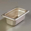 Carlisle 608192 - Durapan™ Heavy Gauge One-Ninth Size Pan 6-7/8" x 4-1/4", 2-1/2" Deep - Pkg Qty 6