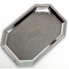 Carlisle 608902 - Celebration™ Octagonal Tray W/ Beaded Border 20" x 13-3/4" - Pkg Qty 12