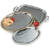 Carlisle 608904 - Celebration™ Oval Tray W/ Ornate Border 17-7/16" x 12-7/8" - Pkg Qty 12