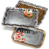 Carlisle 608918 - Celebration™ Rectangular Tray W/ Ornate Border 21" x 15" - Pkg Qty 12