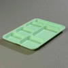 Carlisle 614R09 - Right-Hand Compartment Tray, Green - Pkg Qty 24