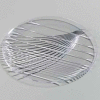 Carlisle 641607 - Festival Trays™ Round Tray 16", Clear - Pkg Qty 12