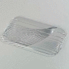Carlisle 643907 - Festival Trays™ Handled Tray 19-1/2" x 13", Clear - Pkg Qty 6