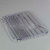 Carlisle 645007 - Festival Trays™ Rectangular Tray 15" x 10-3/4", Clear - Pkg Qty 12
