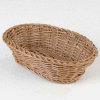Carlisle 655025 - Woven Baskets Oval Basket Small 9", Caramel - Pkg Qty 6