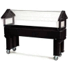 Carlisle 660603 - Six Star™ 6 Ft. Portable W/Legs Only, Black