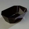 Carlisle 671303 - Crock, 5 Lb., Octagonal, Black - Pkg Qty 6