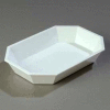 Carlisle 672302 - 2.5 Lb. Low Profile Crock 10-1/2" x 7", White - Pkg Qty 6