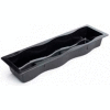 Carlisle 699003 - Modular Displayware Half Long Pan Straight Edge 2-1/2" Deep, Black - Pkg Qty 6