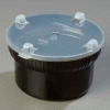 Carlisle 703903 - Gourmet Crocks W/Lid, Black - Pkg Qty 6