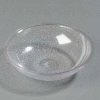 Carlisle 720607 - Round Pebbled Bowl 16 Oz, Clear - Pkg Qty 12
