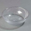 Carlisle 720807 - Round Pebbled Bowl 1.62 Qt., Clear - Pkg Qty 12