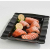 Carlisle 794803 - Platter, 24-1/2" x 18-1/2", Rectangular, Scalloped, Black - Pkg Qty 4