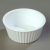 Carlisle 084502 - Fluted Ramekin 4.5 Oz., White - Pkg Qty 48