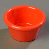 Carlisle 085252 - Smooth Ramekin 2 Oz., Sunset Orange - Pkg Qty 72