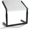 Carlisle 922403 - Sneeze Guard, 24" Adjustable, Single-Sided, Black