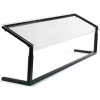 Carlisle 927203 - Sneeze Guard, 73-1/4" Adjustable, Single-Sided, Black