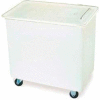 Carlisle BIN2702-Mobile Ingredient Bin w/Lid, Polyethlene, 27 Gal., White