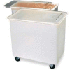 Carlisle® BIN4402-Mobile Ingredient Bin w/Lid, Polyethylene, 44 Gal., White