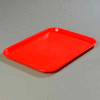 Carlisle CT141805 - Cafe® Standard Tray 14" x 18", Red - Pkg Qty 12