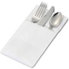 Dinex DX6999PF0202 - White Solid Color, Recycled Pocketfold Napkin, 17" x 17", White