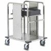 Dinex DXIDT2S1520 - Open Single Double Shelf 44 3/4"L x 28 3/4"D, Stainless Steel