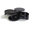 Carlisle GR0903 - 3-Tier Glass Rimmer 7-7/8", 2-15/16", Black - Pkg Qty 12