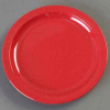 Carlisle KL20105 - Kingline™ Sandwich Plate 7-7/32" x 3/4", Red - Pkg Qty 48