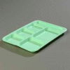 Carlisle P614R09 - Right-Hand 6-Compartment Tray, Green - Pkg Qty 24