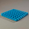 Carlisle RE4914 - Opticlean™ 49-Compartment Divided Glass Rack Extender, Carlisle Blue - Pkg Qty 6
