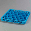 Carlisle REW30S14 - Opticlean™ Newave™ 30-Compartment Glass Rack Extender, Carlisle Blue - Pkg Qty 6