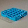 Carlisle RG2514 - Opticlean™ 25-Compartment Glass Rack, Carlisle Blue - Pkg Qty 6