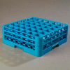 Carlisle RG36-214 - Opticlean™ 36-Compartment Glass Rack W/ 2 Extenders, Carlisle Blue - Pkg Qty 3