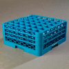 Carlisle RG36-314 - Opticlean™ 36-Compartment Glass Rack W/ 3 Extenders, Carlisle Blue - Pkg Qty 2