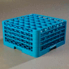 Carlisle RG36-414 - Opticlean™ 36-Compartment Glass Rack W/ 4 Extenders, Carlisle Blue - Pkg Qty 2
