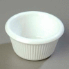 Carlisle S28202 - Fluted Ramekin 3 Oz., White - Pkg Qty 48