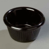 Carlisle S28203 - Fluted Ramekin 3 Oz., Black - Pkg Qty 48